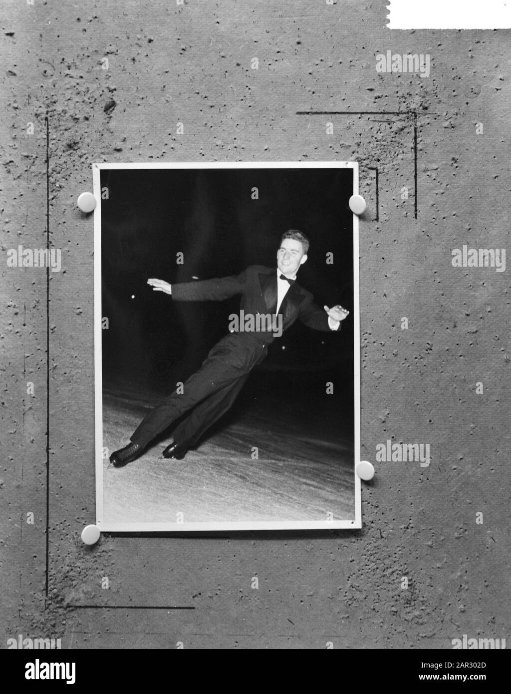 Karel Diven (Tchécoslovaquie) art Fighting Date: 28 février 1963 lieu: Tchécoslovaquie mots clés: Art Fighting, skate, sports Nom personnel: Diven Karel Banque D'Images