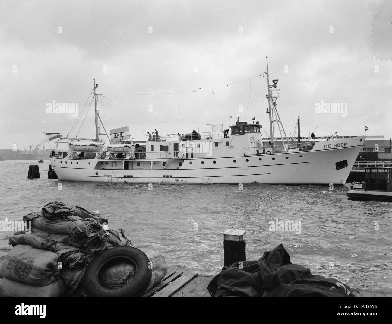 Hospitaalkerkschip De Hoop Date : 7 Juillet 1955 Mots Clés : Chourchships Hospitaliers Banque D'Images