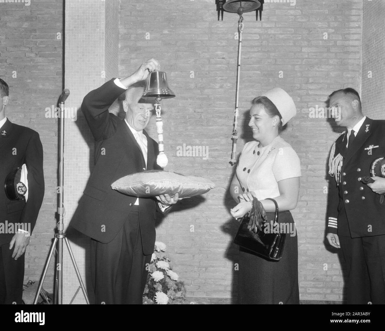 Princesse Margriet visité Terschelling Date: 19 août 1966 lieu: Frise, Terschelling mots clés: Visites Nom personnel: Margriet, princesse Banque D'Images