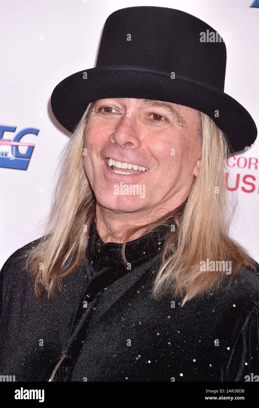 Los ANGELES, CA - 24 JANVIER : Robin Zander assiste À la Personne MusiCares de l'année 2020 Honoring Aerosmith à West Hall Au Los Angeles Convention Center le 24 janvier 2020 à Los Angeles, Californie. Banque D'Images