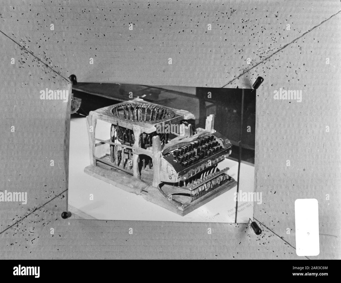 Ancienne machine à écrire du Musée de Vienne Annotation: Repronegative Date: 20 juillet 1971 lieu: Autriche, Vienne mots clés: Musées, machines à écrire Banque D'Images
