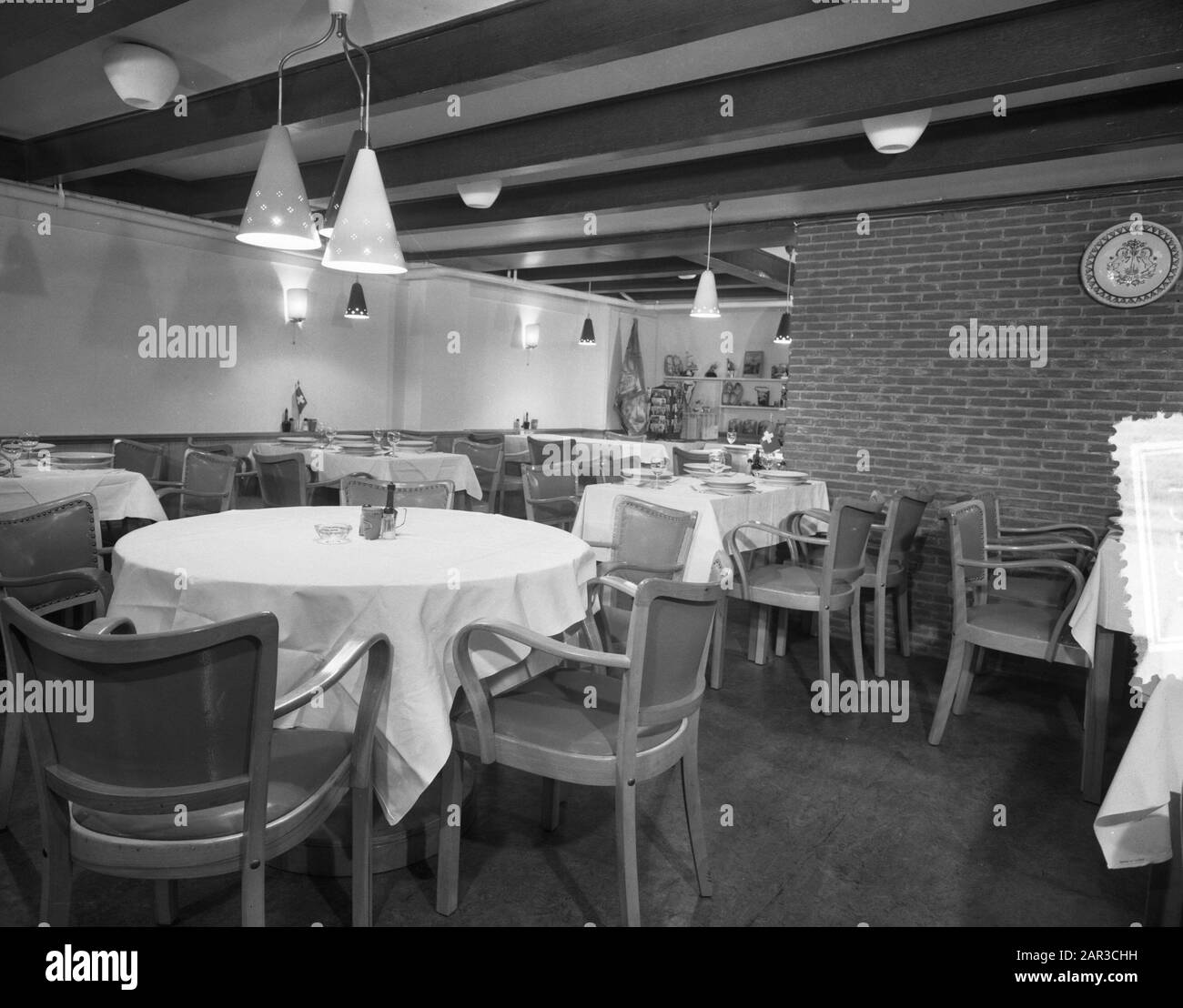 Intérieur Huize De Moor (Rembrandt) Date: 1 Août 1956 Mots Clés: Nom De La Personne Intérieure: Rhin, Rembrandt Van Banque D'Images