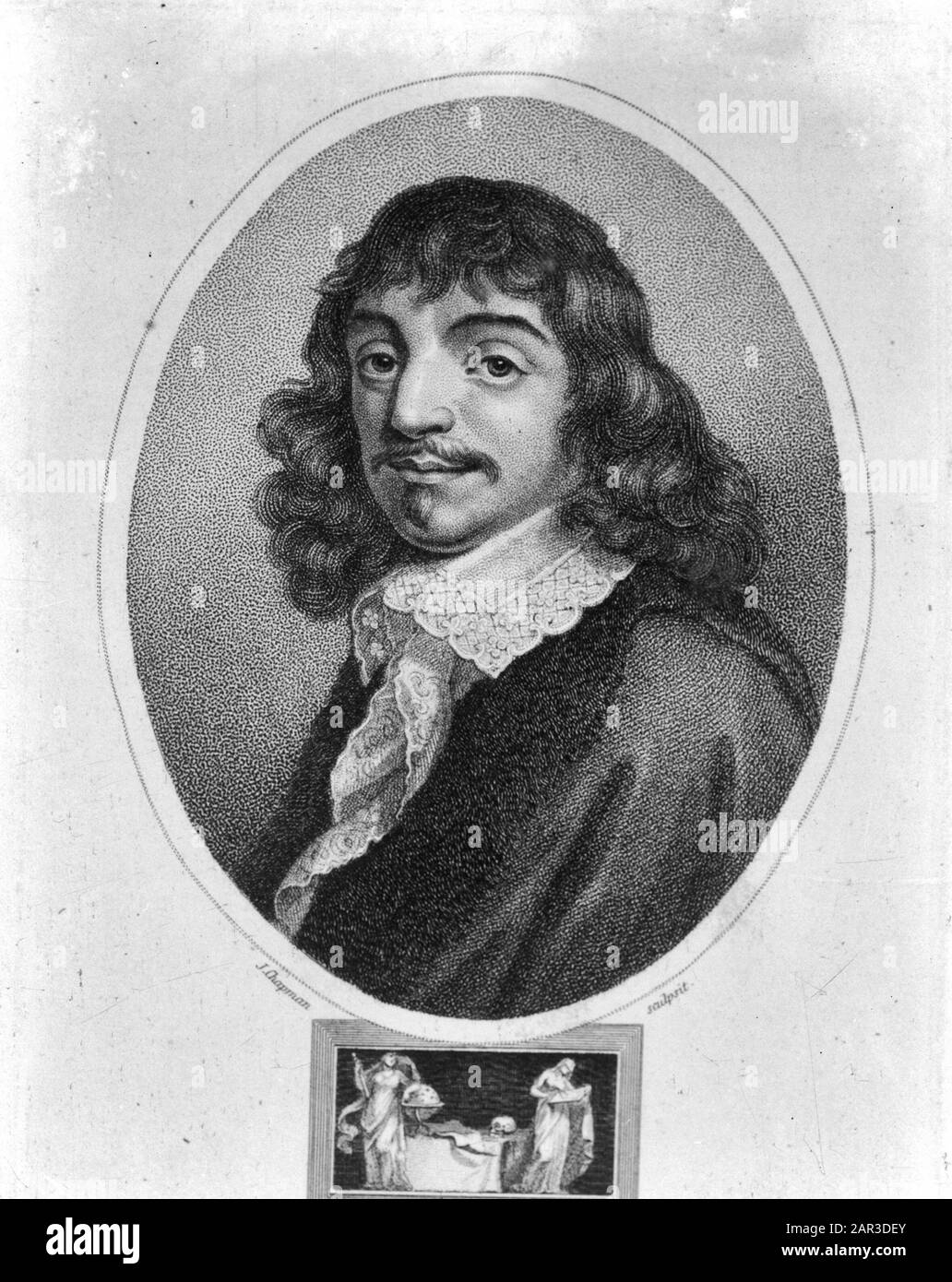 P [Portraits/Persons]/Annefo série de Londres René Descartes Annotation: Repronegative Date: 1940-1945 mots clés: Philosophes, portraits, philosophes Nom personnel: Descartes, René Banque D'Images