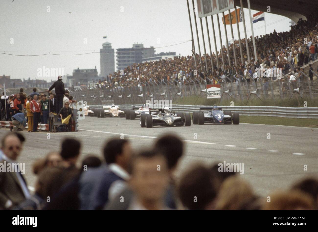 Grand Prix op Zandvoort; aperçu au début Date: 3 juillet 1982 lieu: Noord-Holland, Zandvoort mots clés: Courses automobiles Banque D'Images