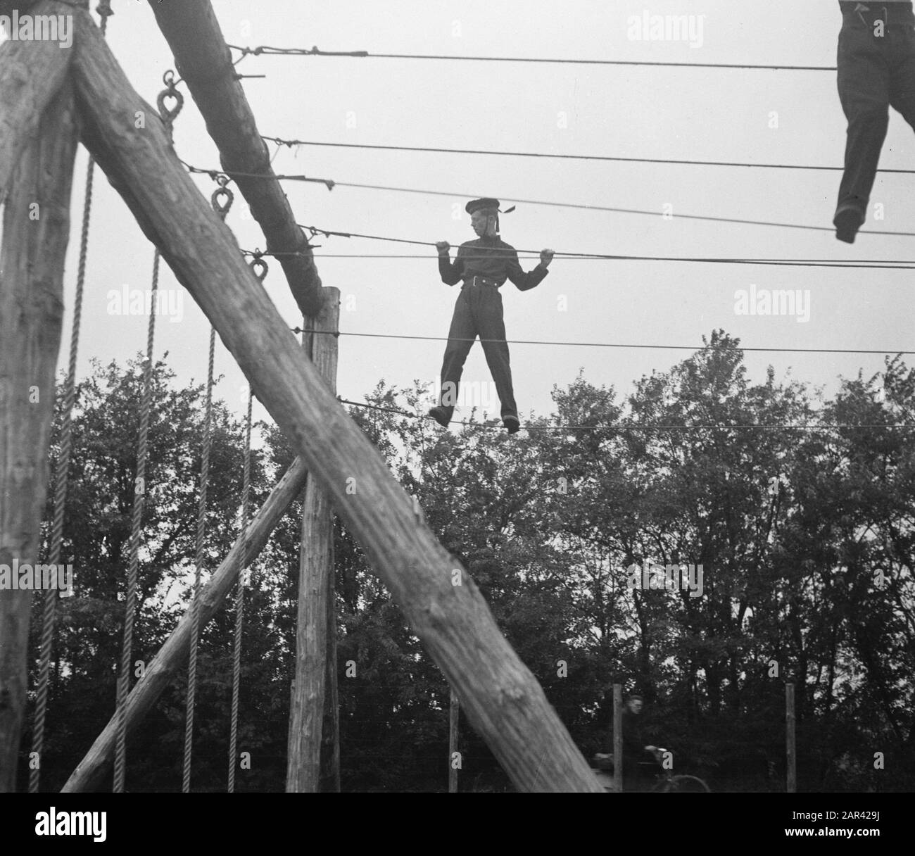 MOC Hilversum. Marins en cordes Date: 23 septembre 1948 lieu: Hilversum mots clés: Marins, cordes Banque D'Images