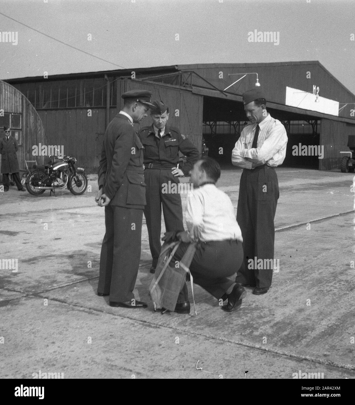 Record de vitesse Major Finterman Date: 31 août 1949 mots clés: Speed records Nom personnel: Finterman, J.L. Banque D'Images