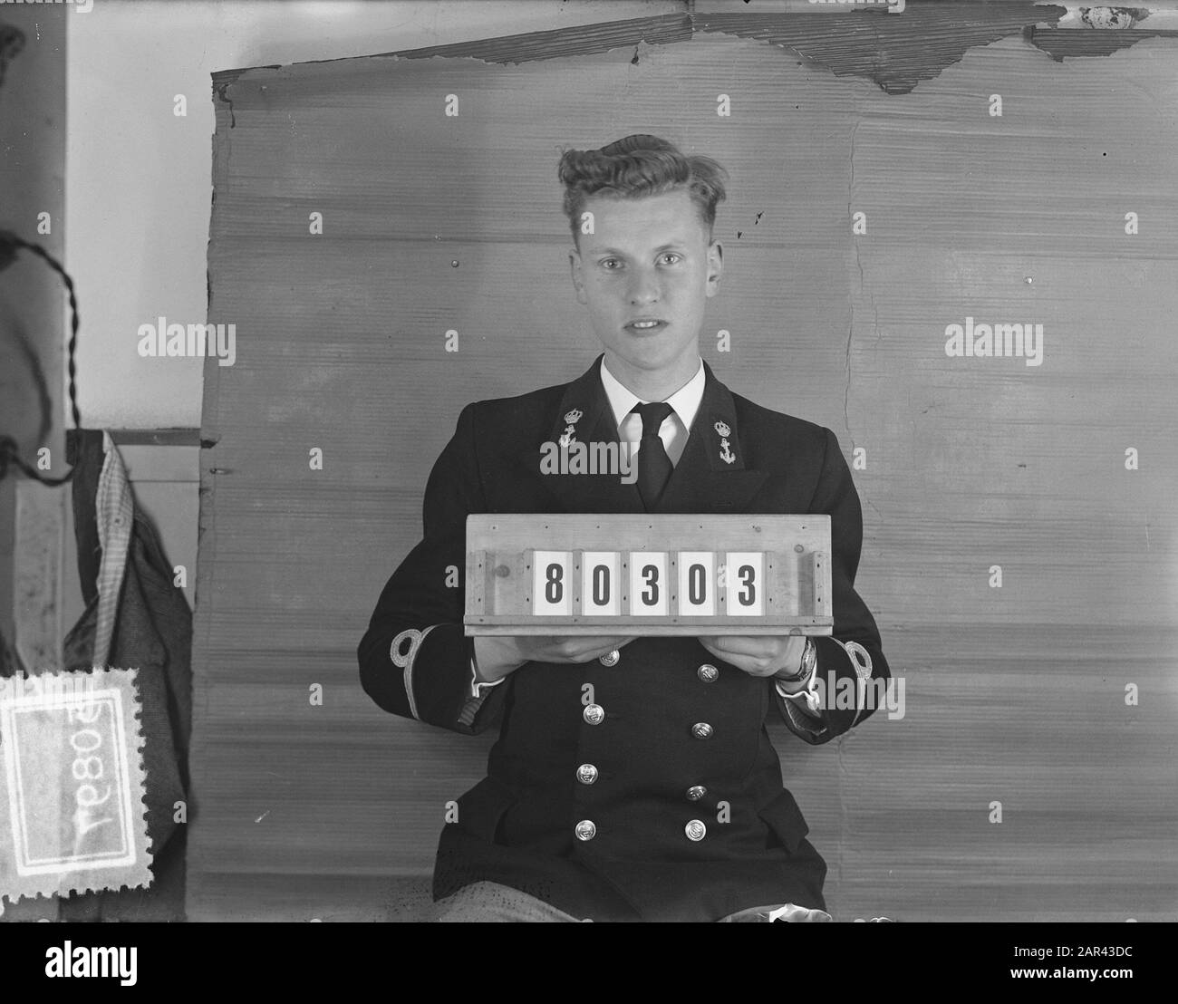 Pasfotos Marvo Zeeburg Date : 1 Mai 1952 Lieu : Zeeburg Banque D'Images