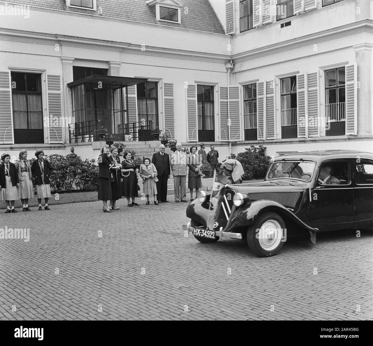 Reçu Defeckkigen Soestdijk Date : 20 Septembre 1951 Lieu : Soestdijk, Utrecht Mots Clés : Receipts Banque D'Images