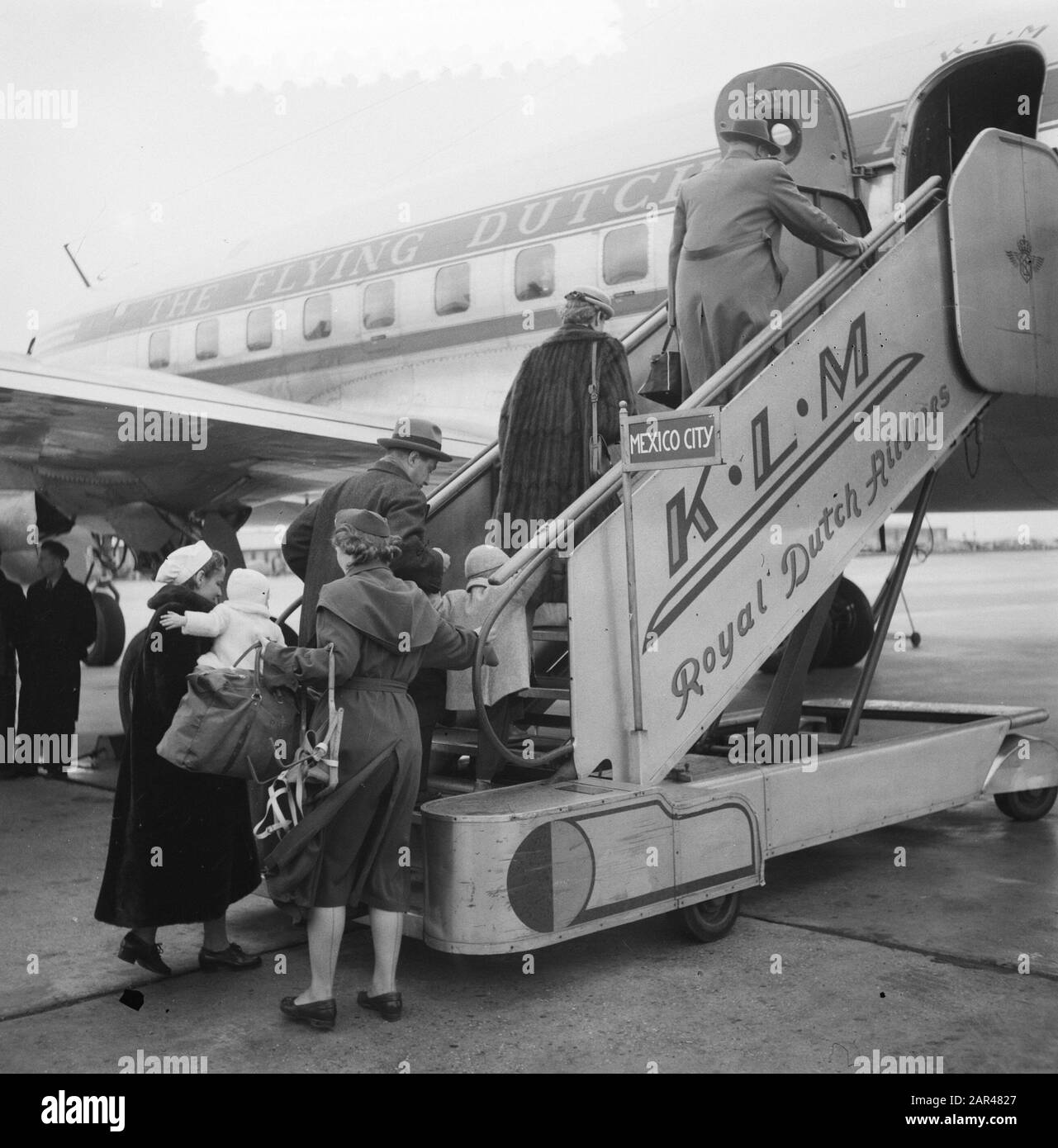 Départ appareil de 1ère ligne au Mexique Date : 14 octobre 1952 lieu : Mexique mots clés : départ Banque D'Images