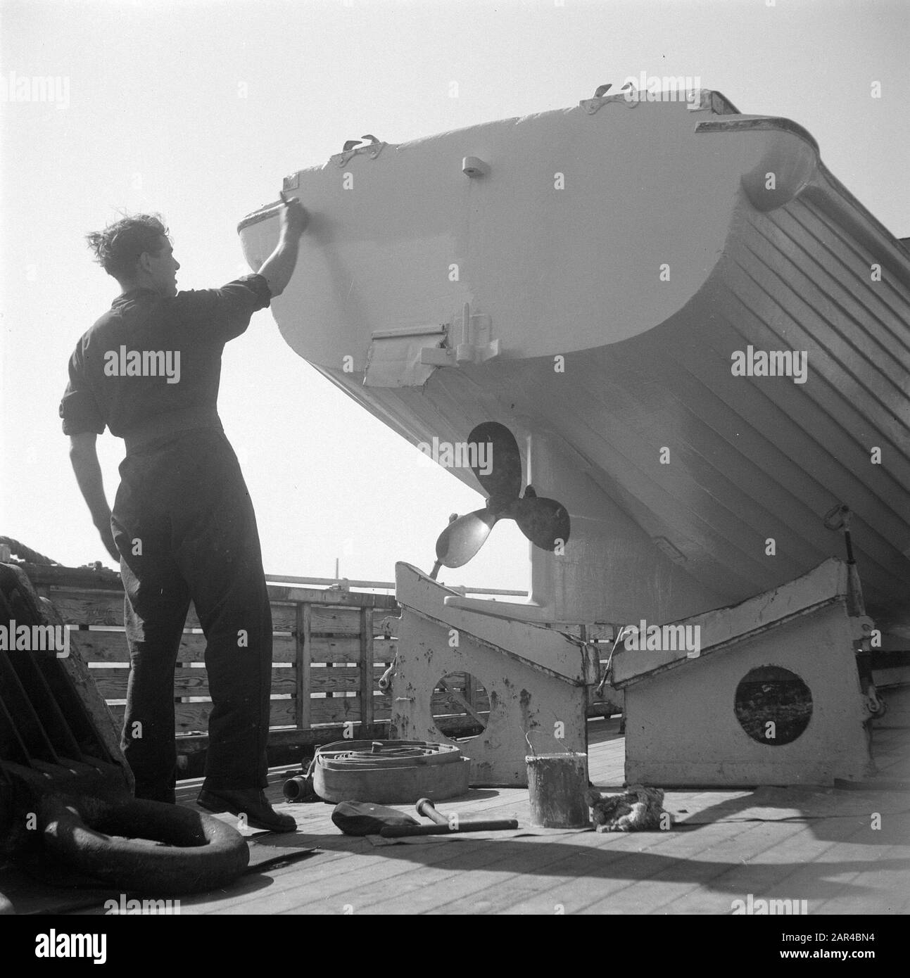 Reportage Vulcan Date: 19 Septembre 1947 Mots Clés: Construction Navale Banque D'Images