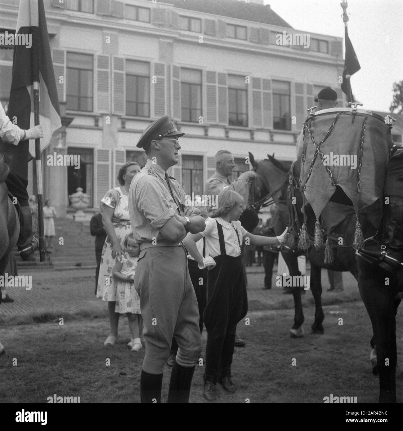 Ruiterfeest Princesses À Cheval Date: 19 Septembre 1947 Mots Clés: Princesses Banque D'Images