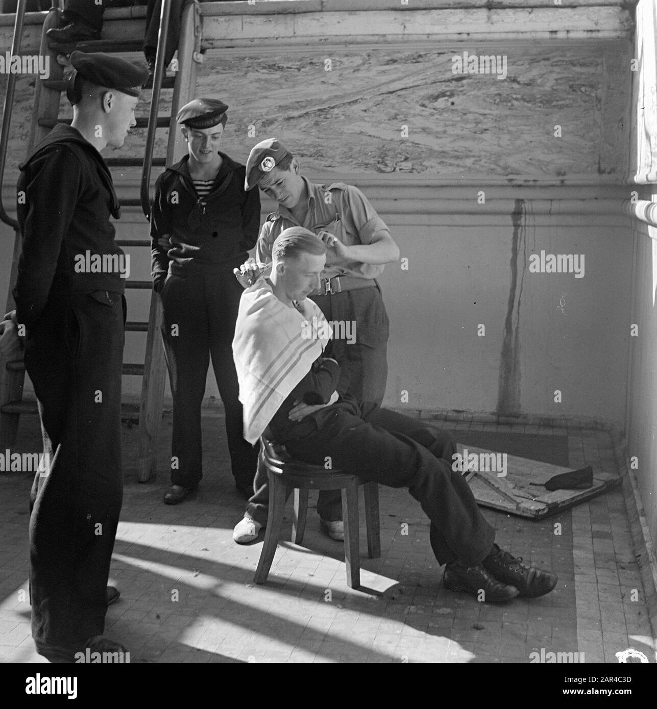 Photographies New Holland Date : 23 Mars 1948 Lieu : Holland Mots Clés : Équipage Banque D'Images