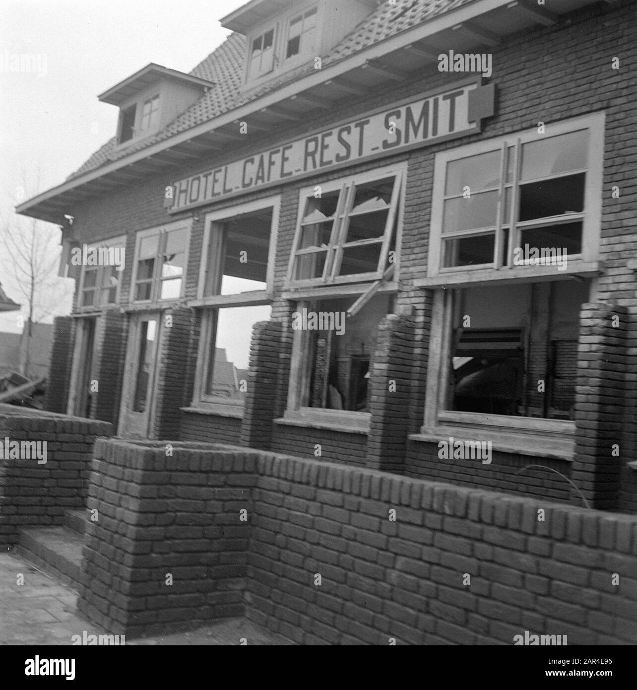 Wieringermeerpolder Date : 8 Décembre 1945 Lieu : Noord-Holland, Wieringermeer Banque D'Images