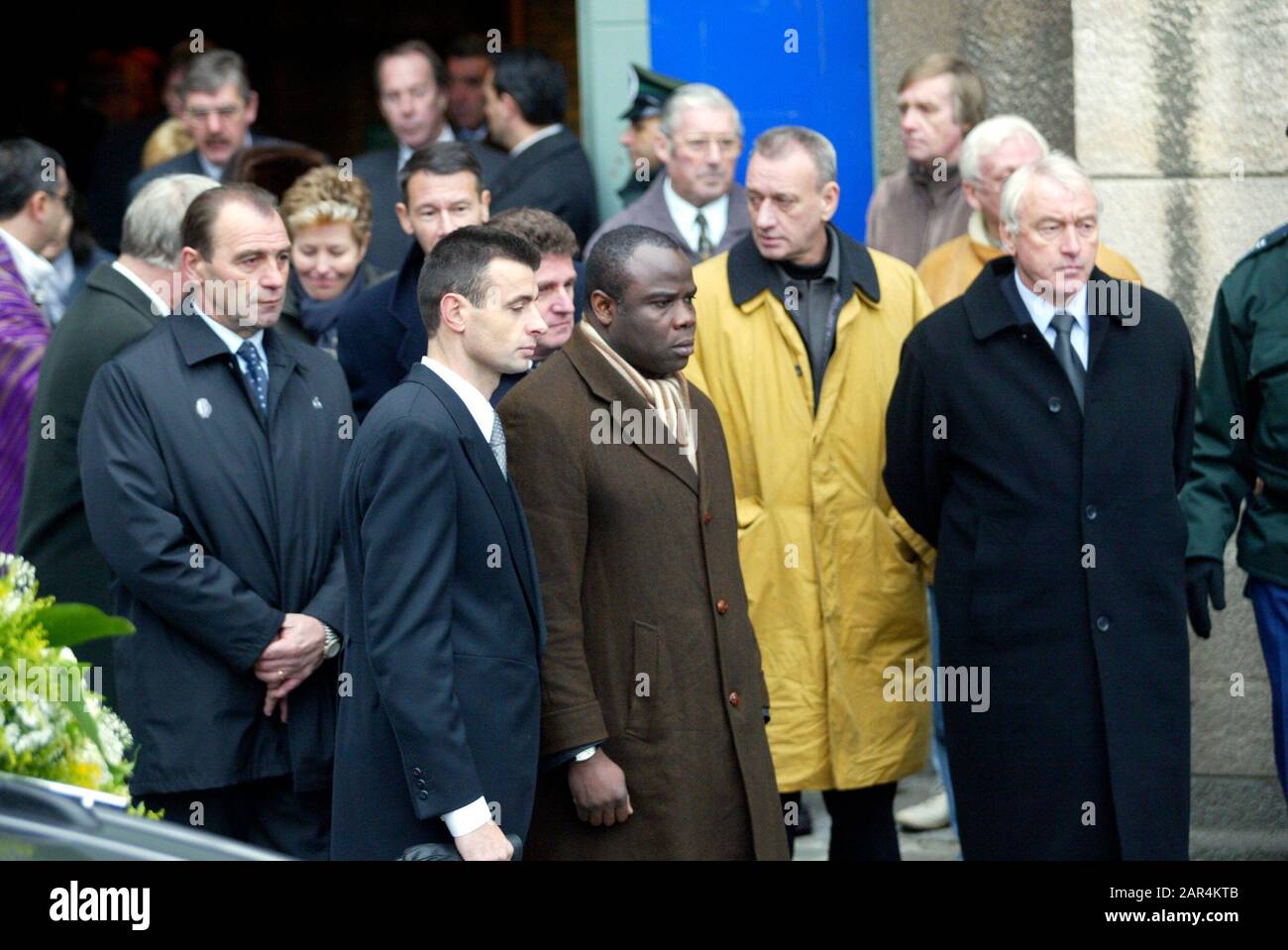 Raymond Goethals Funerailles Funeral Begrafenis Basile Boli Goerges Heylens Christian Piot Robby Rensenbrink Paul Van Himst Odillon Polleunis Photo De Walschaerts Francois Crédit: Pro Shots/Alay Live News Banque D'Images