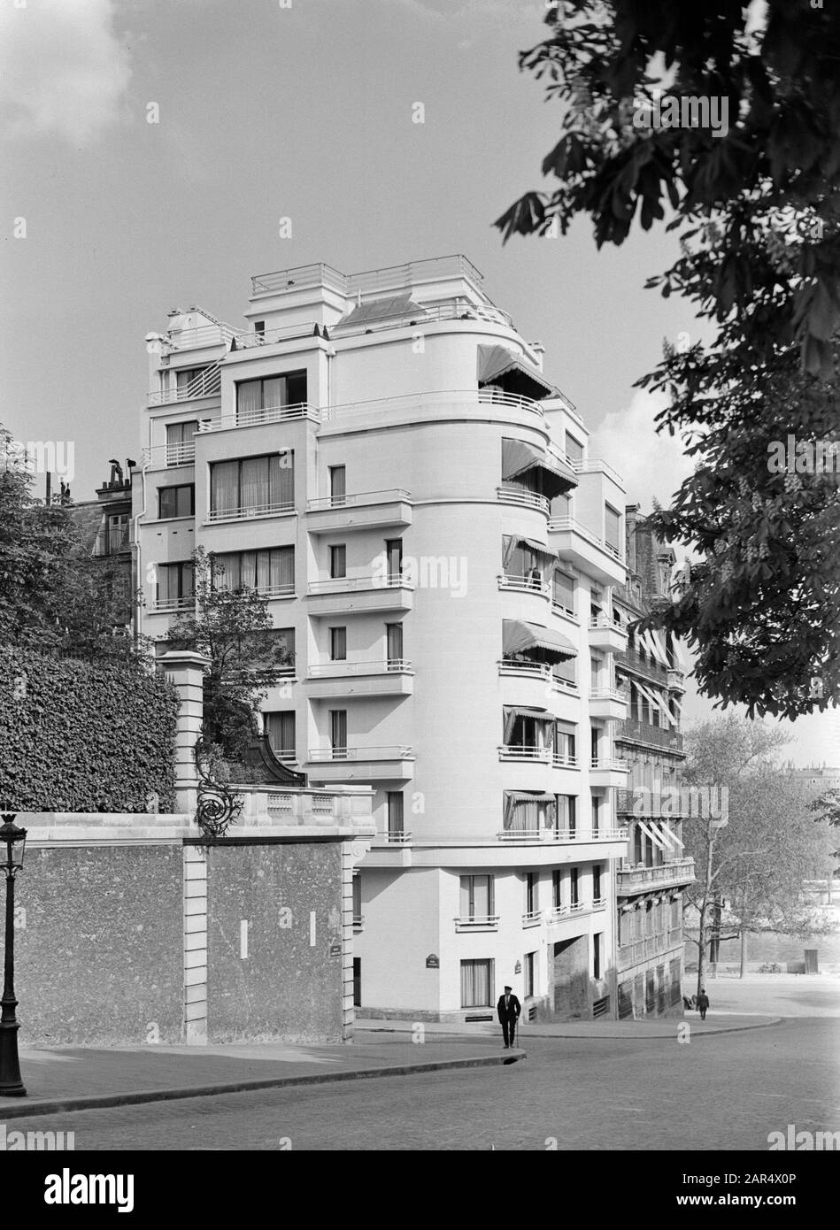 Reportage Paris Building De Style Art Déco Date: 1936 Lieu: France, Paris Mots Clés: Bâtiments Banque D'Images