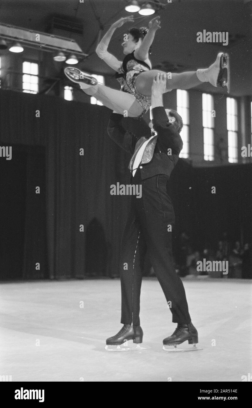 Répétition générale du Ballet de glace de Maxi et Ernest Bier à Utrecht Date : 23 décembre 1959 lieu : Utrecht mots clés : IJsballet, répétitions Nom personnel : Ernest Bier Banque D'Images
