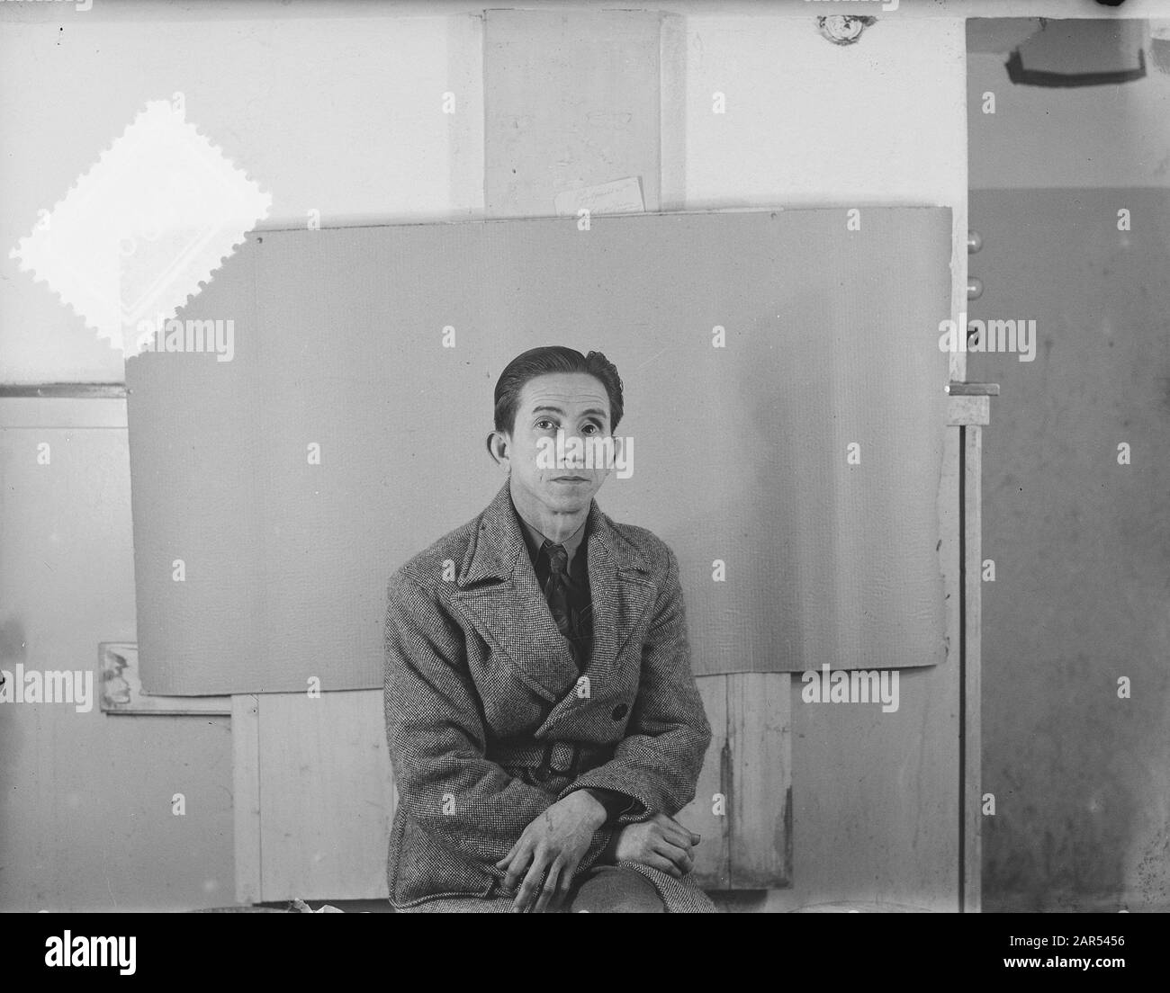 Un passeport foto entrepôt central Date: 9 novembre 1953 mots clés: Central, entrepôts Banque D'Images