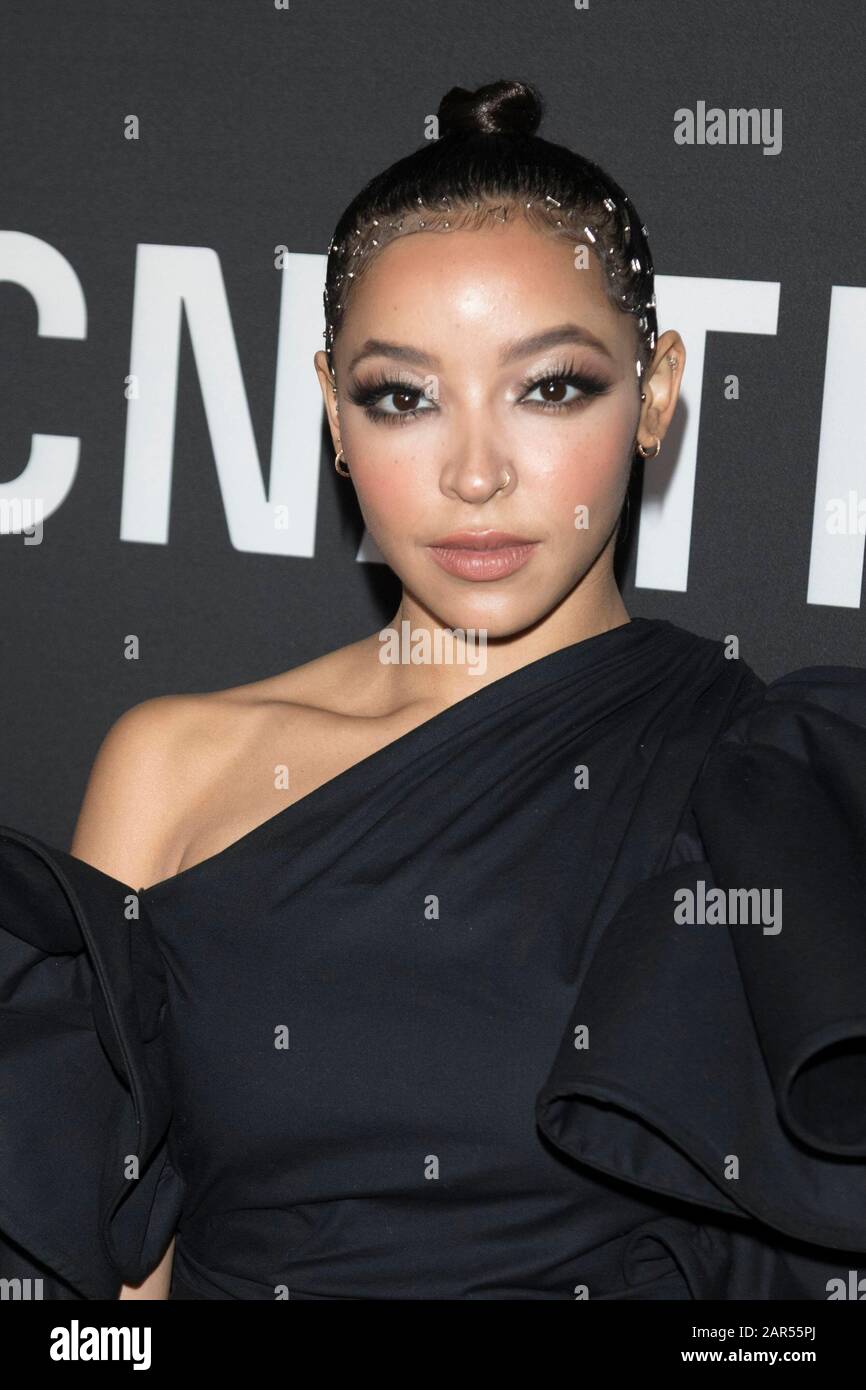 Tinashe assiste à Roc Nation Le brunch dans une résidence privée à Los Angeles, Californie, États-Unis, le 25 janvier 2020. | utilisation dans le monde entier Banque D'Images