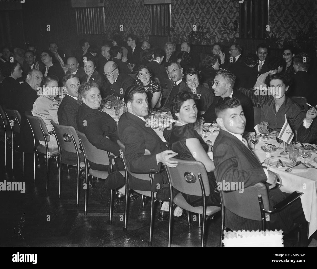 Lustrum Sisionistische Etudiants Date: 10 décembre 1953 mots clés: Étudiants Banque D'Images