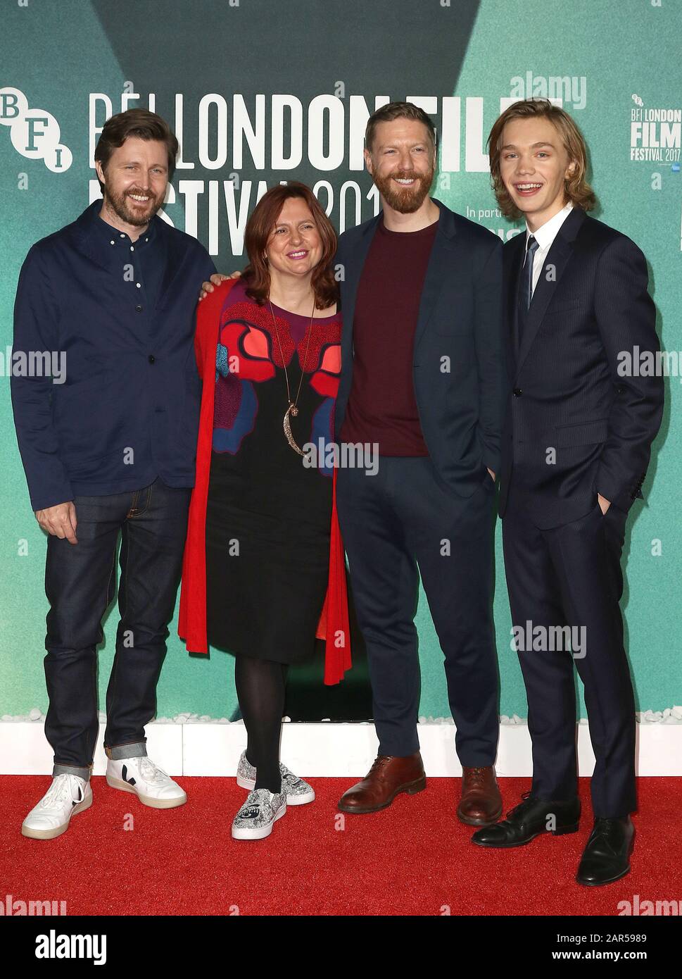 05 Oct 2017 - Londres, Angleterre, Royaume-Uni - 61ème Festival Du Film De Londres Bfi - 'Lean On Pete' Premiere Royaume-Uni, Embankment Garden Cinema - Red Carpet Arrives Photo Banque D'Images