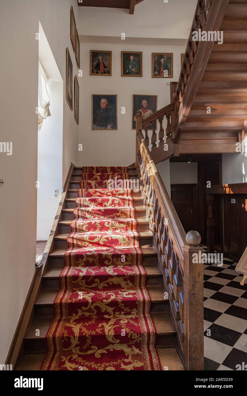 Château de Hoensbroek, Pays-Bas Banque D'Images