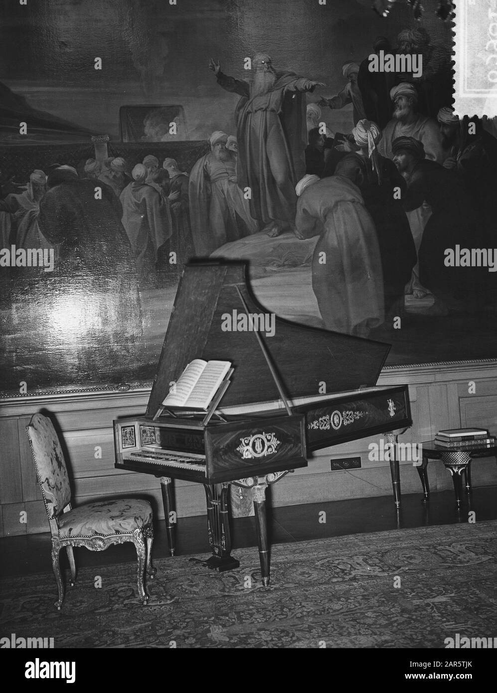 Intérieurs Du Palais Royal Amsterdam Date : 16 Juillet 1954 Lieu : Amsterdam, Noord-Holland Mots Clés : Interiurs, Palais Banque D'Images