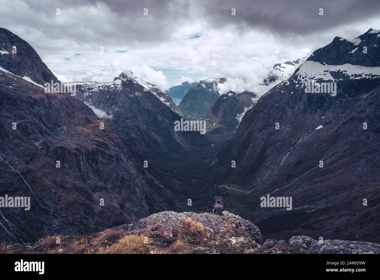 Sentier De Randonnée Gertrude Saddle, Nouvelle-Zélande. Banque D'Images