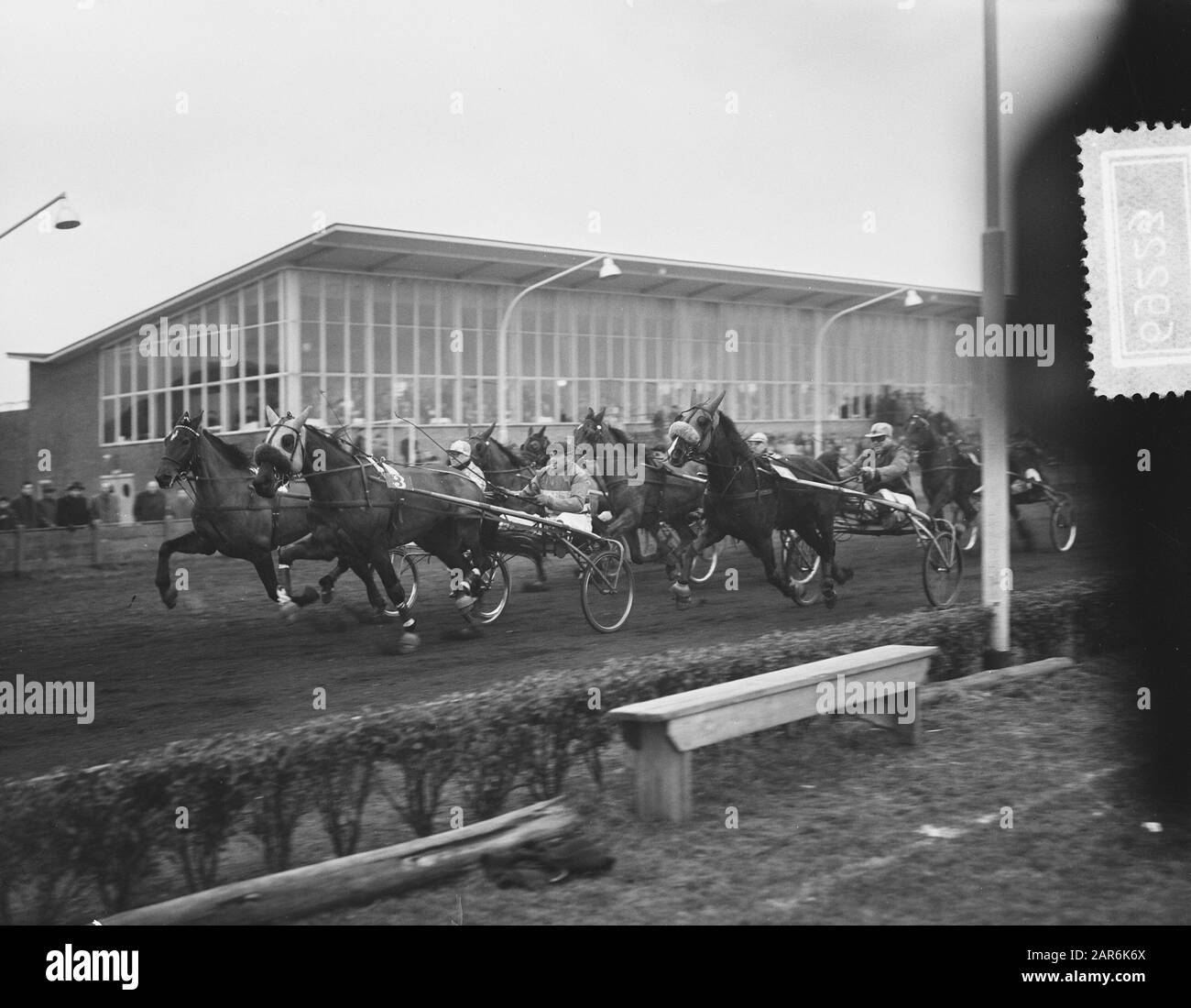 Draverijen Hilversum, Geersen 1ère Date: 2 Janvier 1955 Lieu: Hilversum Mots Clés: Troveries Nom Personnel: Geersen Banque D'Images