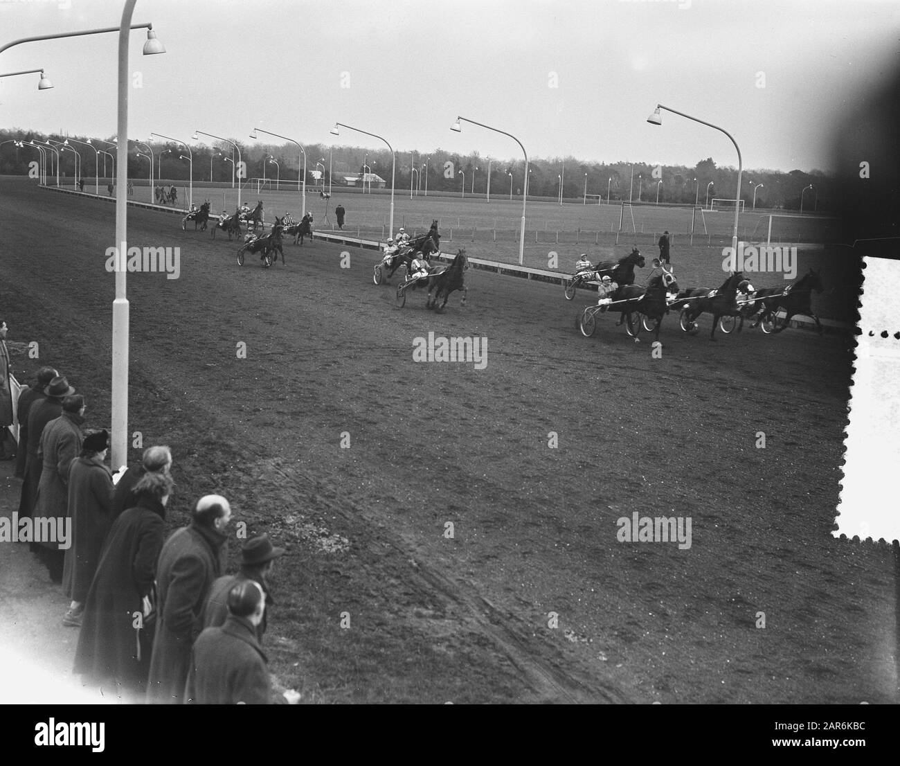 Draverijen Hilversum, Geersen 1ère Date: 2 Janvier 1955 Lieu: Hilversum Mots Clés: Troveries Nom Personnel: Geersen Banque D'Images