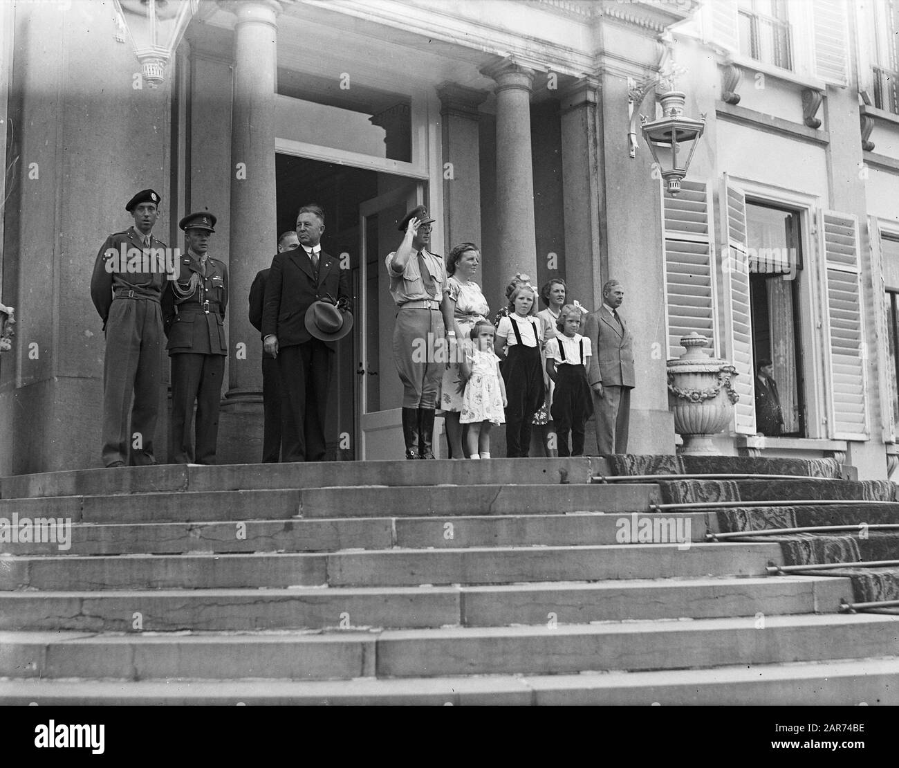 Ruiterfeest Princesses À Cheval Date: 19 Septembre 1947 Mots Clés: Princesses Banque D'Images