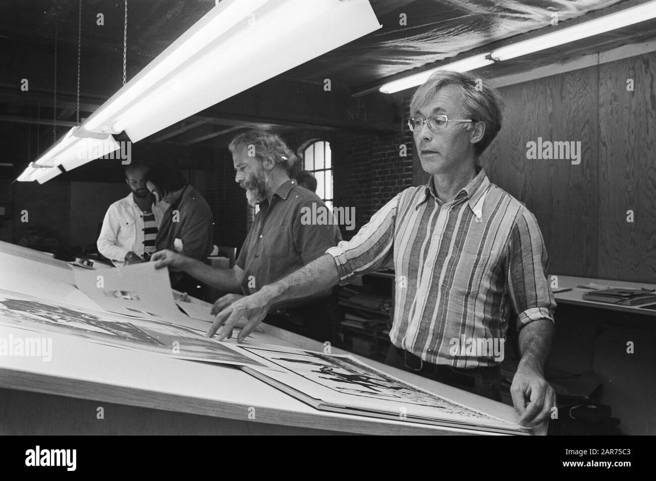 Command Crm, Henk Visser, Directeur Dutch Art Foundation Date : 8 Juin 1976 Nom Personnel : Henk Visser Banque D'Images