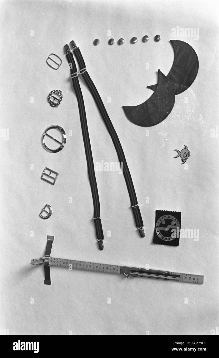 Tâche Textilia. Haberdashery Date: 31 Mai 1968 Nom De L'Institution: Textilia Banque D'Images