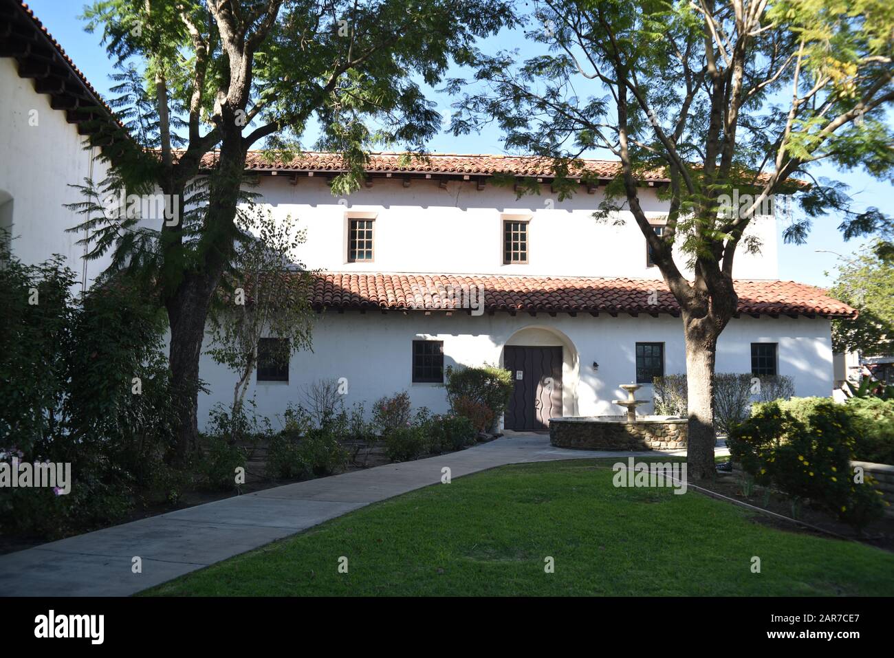San Luis Obispo, Californie. États-Unis 5 décembre 2017. Mission San Luis Obispo De Tolosa. Fondée en 1772 par le Père Junipero Serra. La 5ème mission de Californie Banque D'Images
