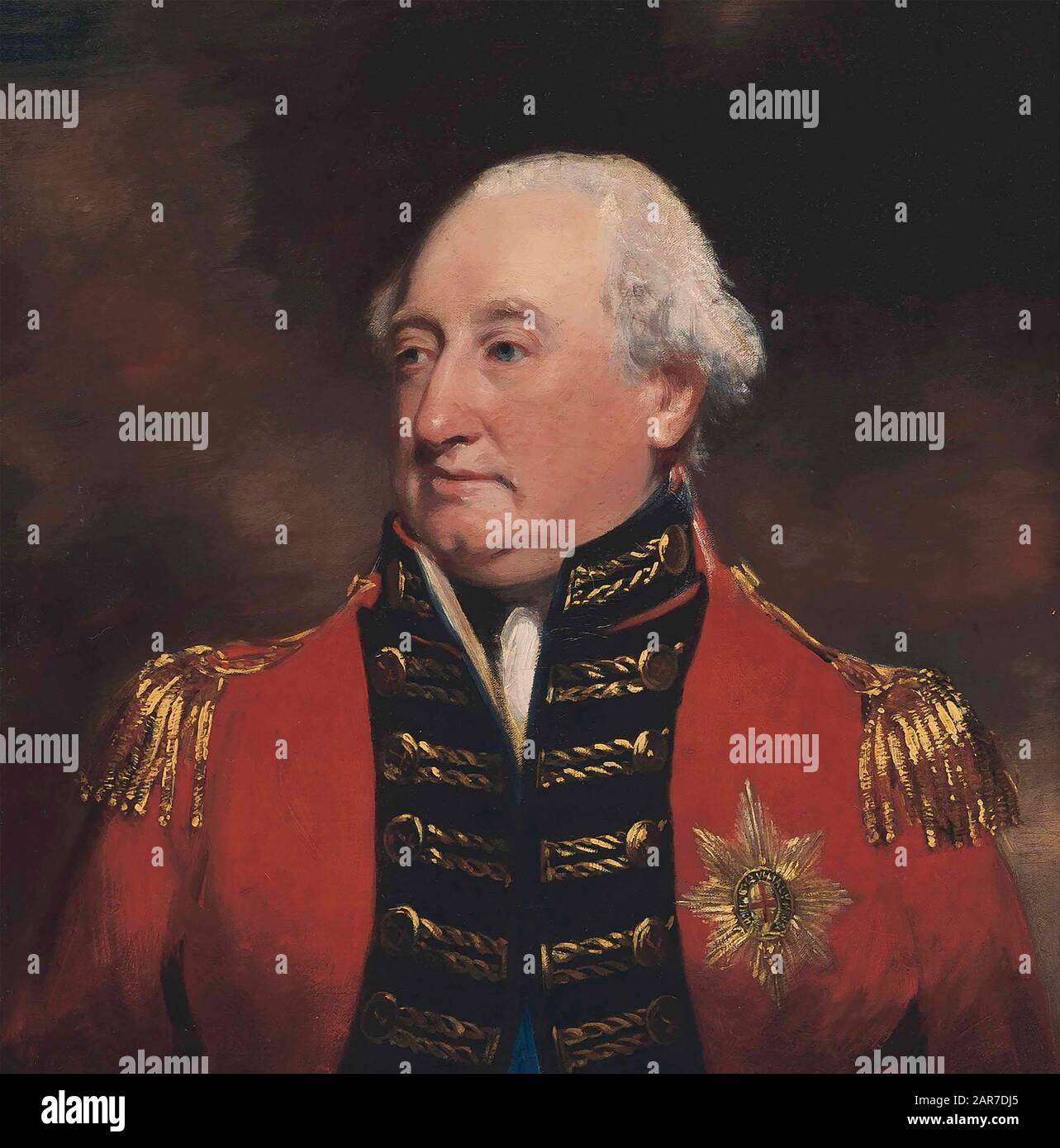 Charles CORNWALLIS, premier marquis Cornwallis (1738-1805) général de l'armée britannique Banque D'Images