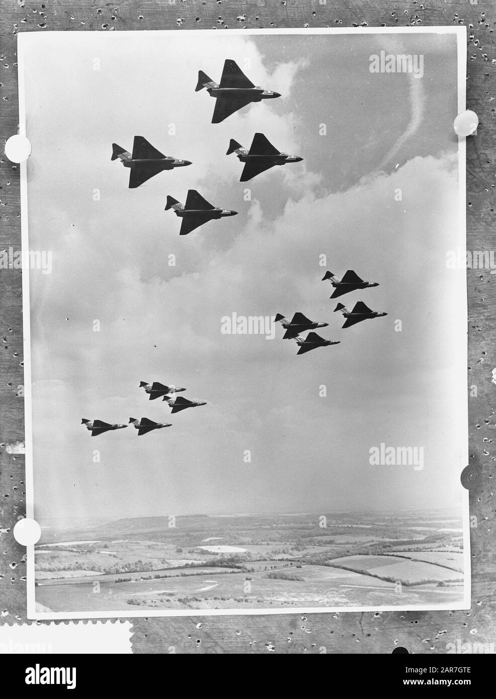 Raf Jet Gloster Javelin Date : 4 Juillet 1957 Mots Clés : Force Aérienne, Aviation, Avion Nom De La Personne Morale : Gloster Javelin Nom De L'Établissement : Raf Banque D'Images