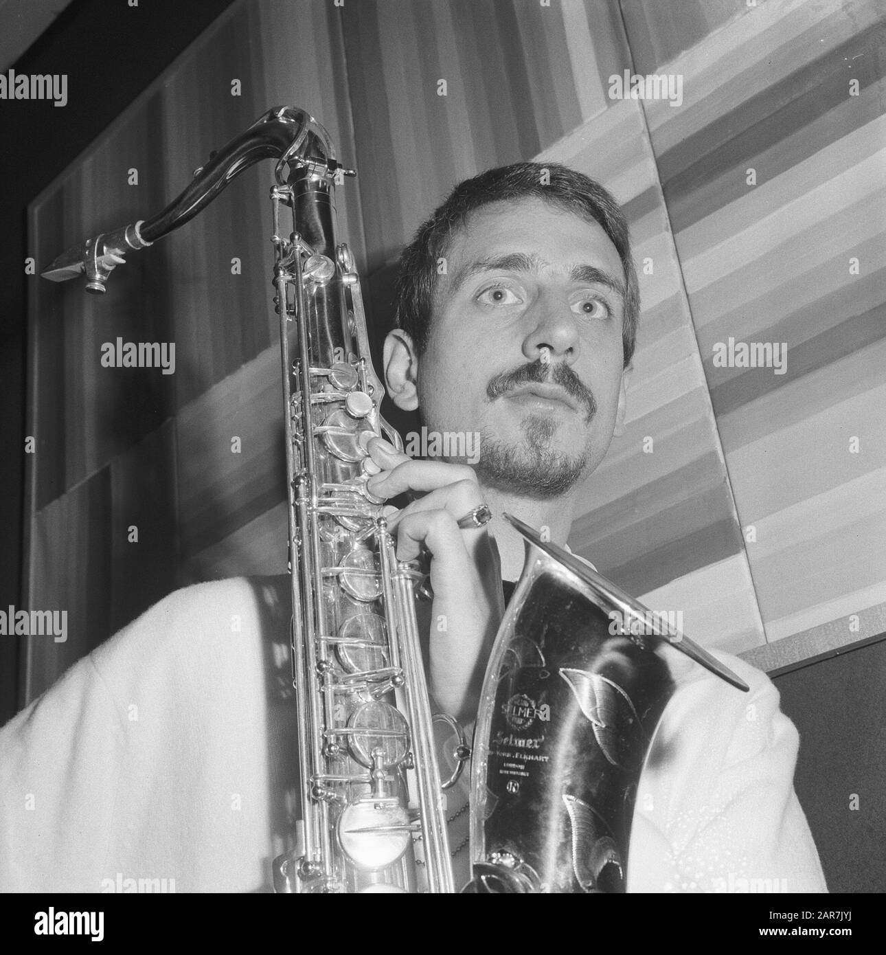 Nederlands: Piet Kuiters , Wilhelmus En Jazz Libre; Banque D'Images