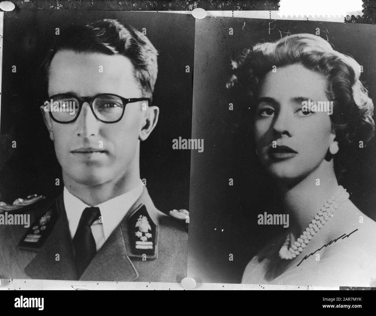 Roi Baudouin Et Princesse Fabiola Date: 16 Septembre 1960 Lieu ...