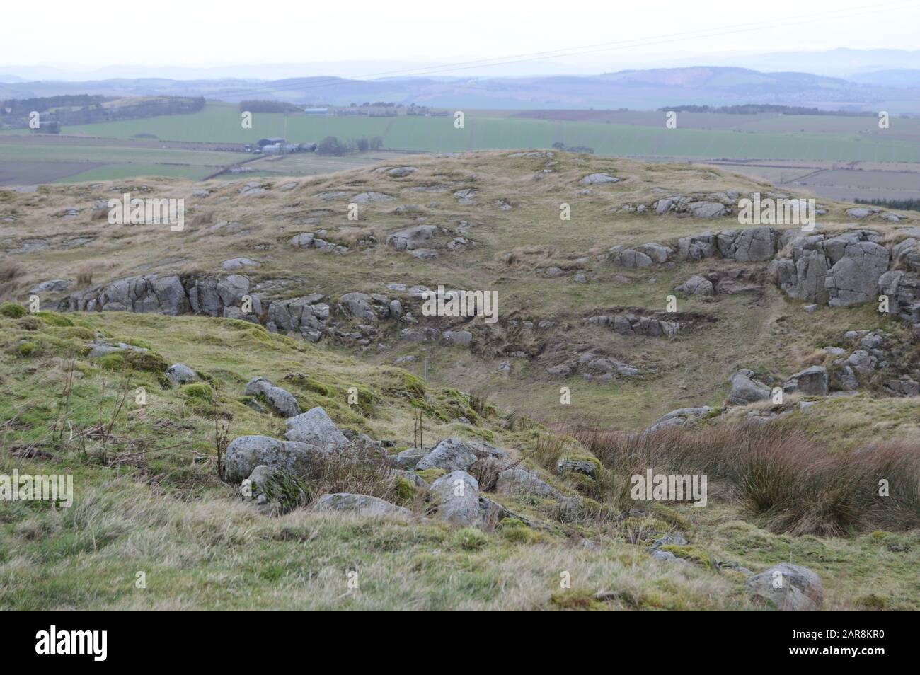 Drumcarrow Craig, Près De St Andrews, Fife, Écosse Janvier 2020 Banque D'Images