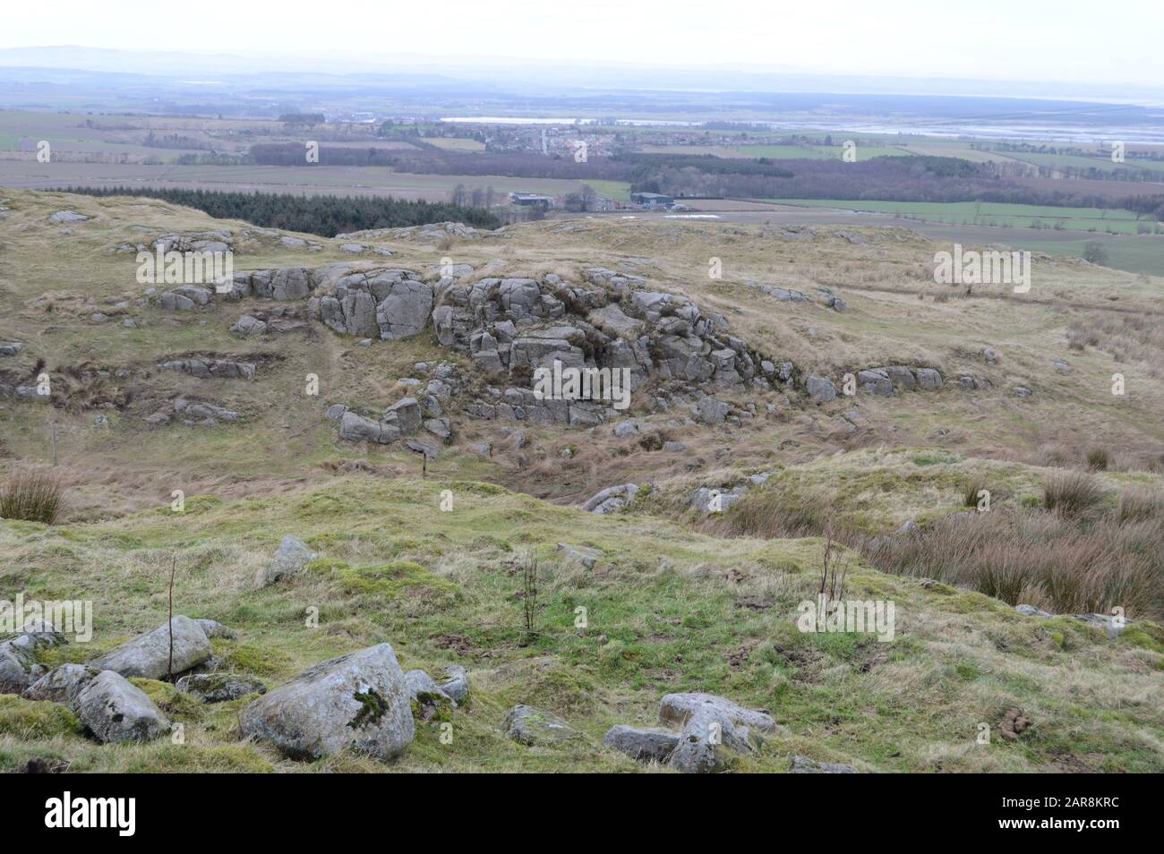 Drumcarrow Craig, Près De St Andrews, Fife, Écosse Janvier 2020 Banque D'Images