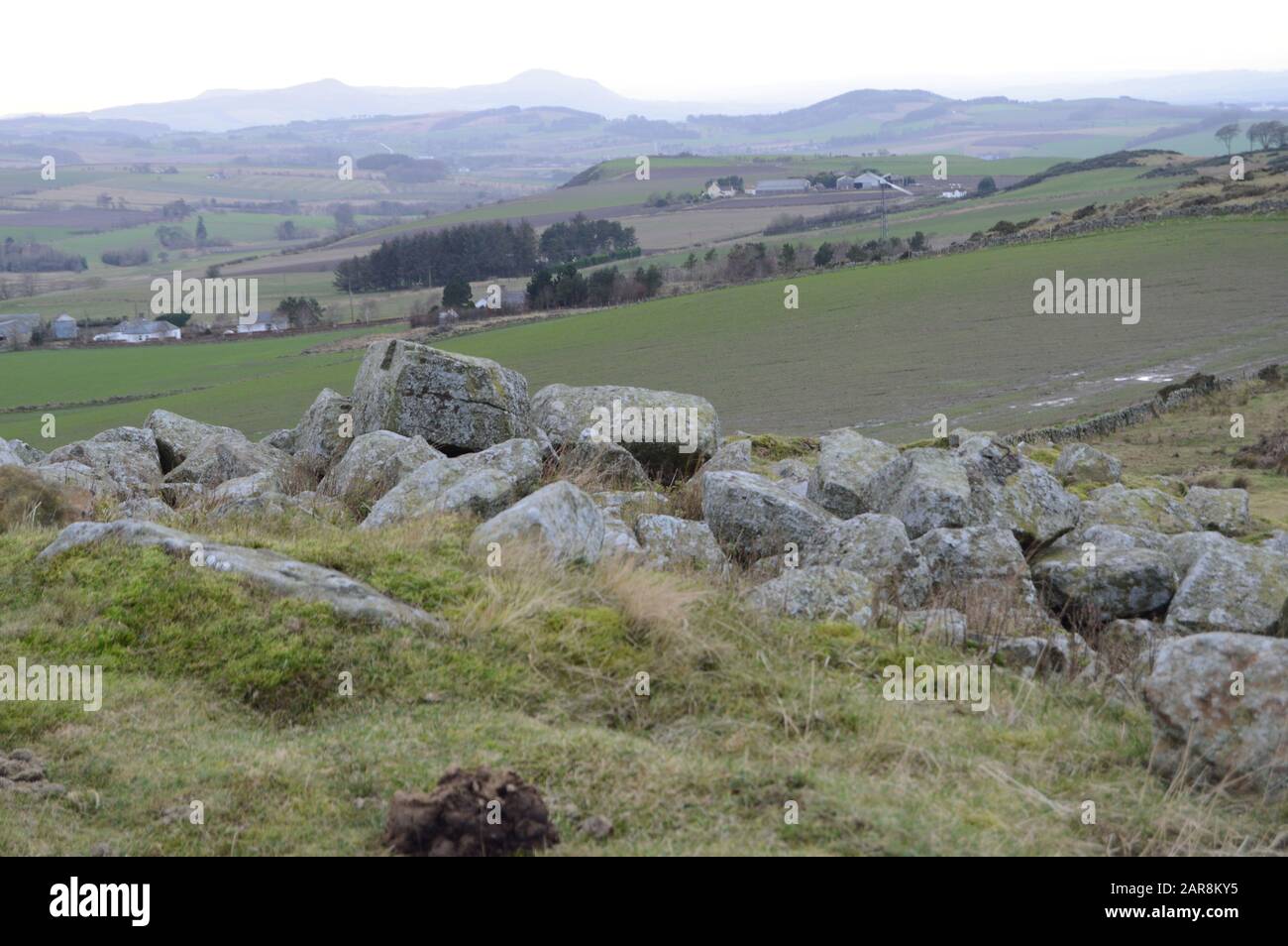 Drumcarrow Craig, Près De St Andrews, Fife, Écosse Janvier 2020 Banque D'Images