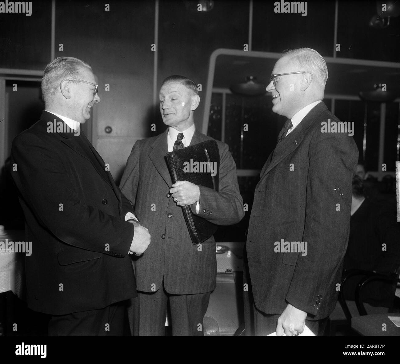 KVp Party Council meeting Eerst Lustrum à Utrecht Date: 17 décembre 1950 lieu: Utrecht mots clés: Réunions Nom de l'institution: KVp Banque D'Images