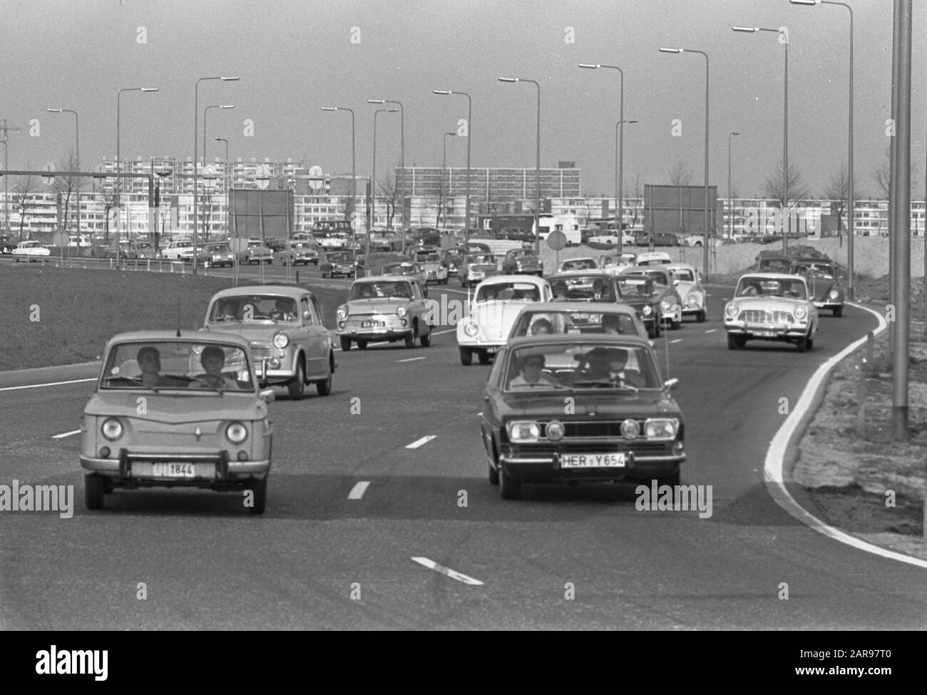 Trafic au circuit d'Oudenrijn le lundi de Pâques Date: 15 avril 1968 mots clés: Trafic Banque D'Images