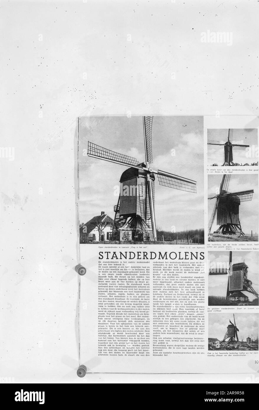 Lantern images Date: Non daté mots-clés: Mills, reproductions Nom personnel: Standermolens Banque D'Images