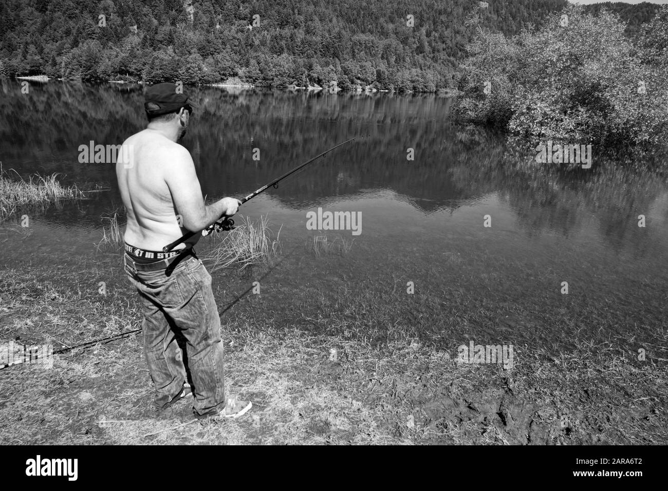 Pêche De L'Homme, Storkensohn, Haut Rhin, Grand Est, France, Europe Banque D'Images