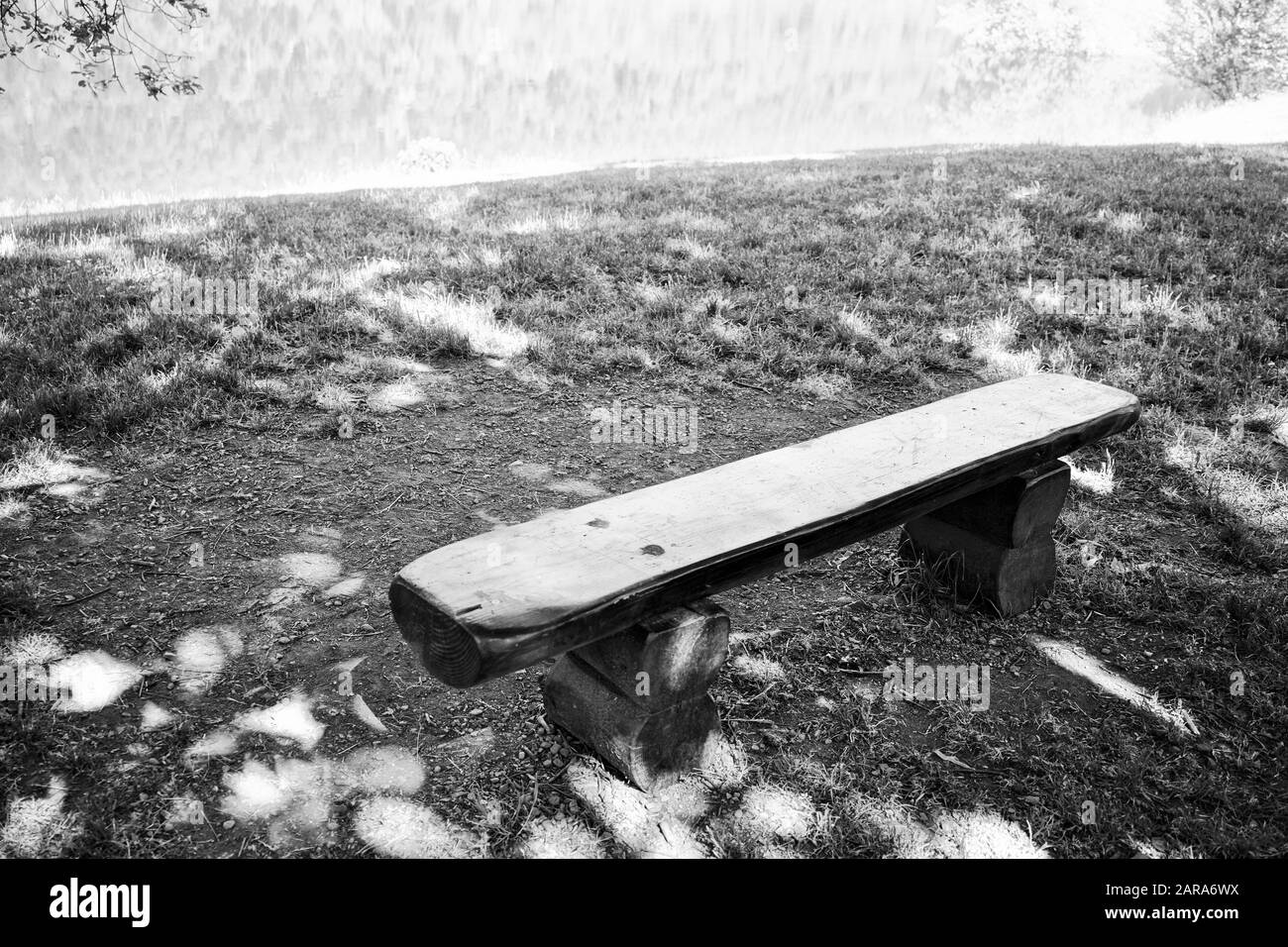 Banc En Bois, Storkensohn, Haut Rhin, Grand Est, France, Europe Banque D'Images