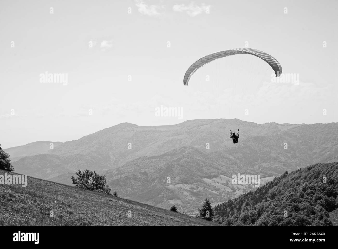 Parachutisme Ascensionnel, Storkensohn, Haut Rhin, Grand Est, France, Europe Banque D'Images