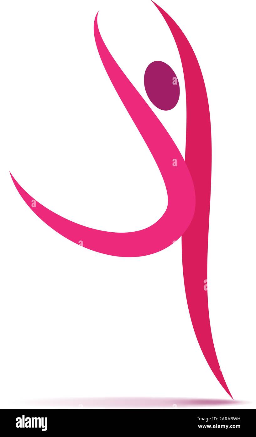 Signe vectoriel ballet classique violet Illustration de Vecteur
