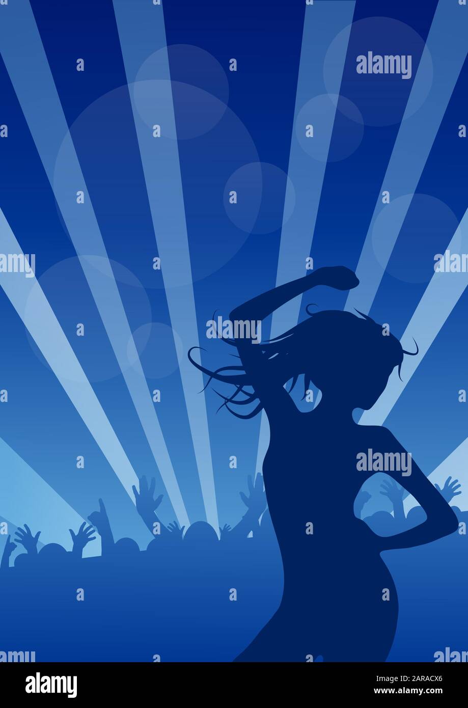 Music party background Illustration de Vecteur