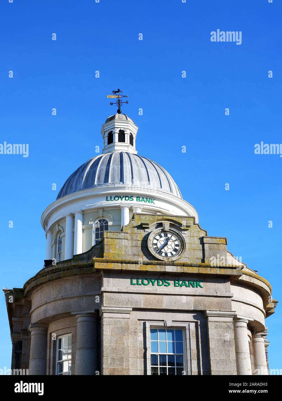 lloyds bank à penzance, cornwall, angleterre. Banque D'Images