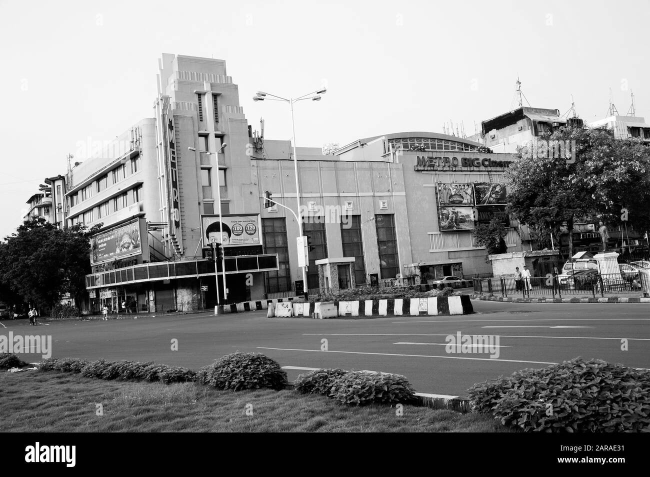 Metro Cinema Building, Art Déco Movie Theatre, Dhobi Talao, Mumbai, Maharashtra, Inde, Asie Banque D'Images